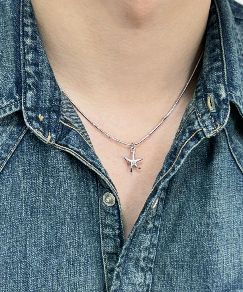 Ssy Starfish Ocean Chain Necklace
