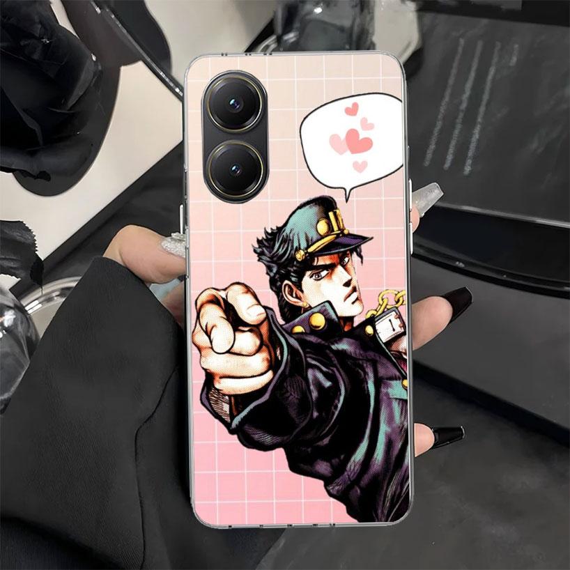 JoJo Bizarre Adventure Anime Phone Case for Xiaomi Poco X7 X6 X5 X3 Pro X4 Nfc F7 Ultra F6 F5 F4 Gt M6 M5S M4 M3 Soft Silicone C