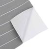 Striped Boat Mat in Light Grey and White 240 x 90 cm EVA