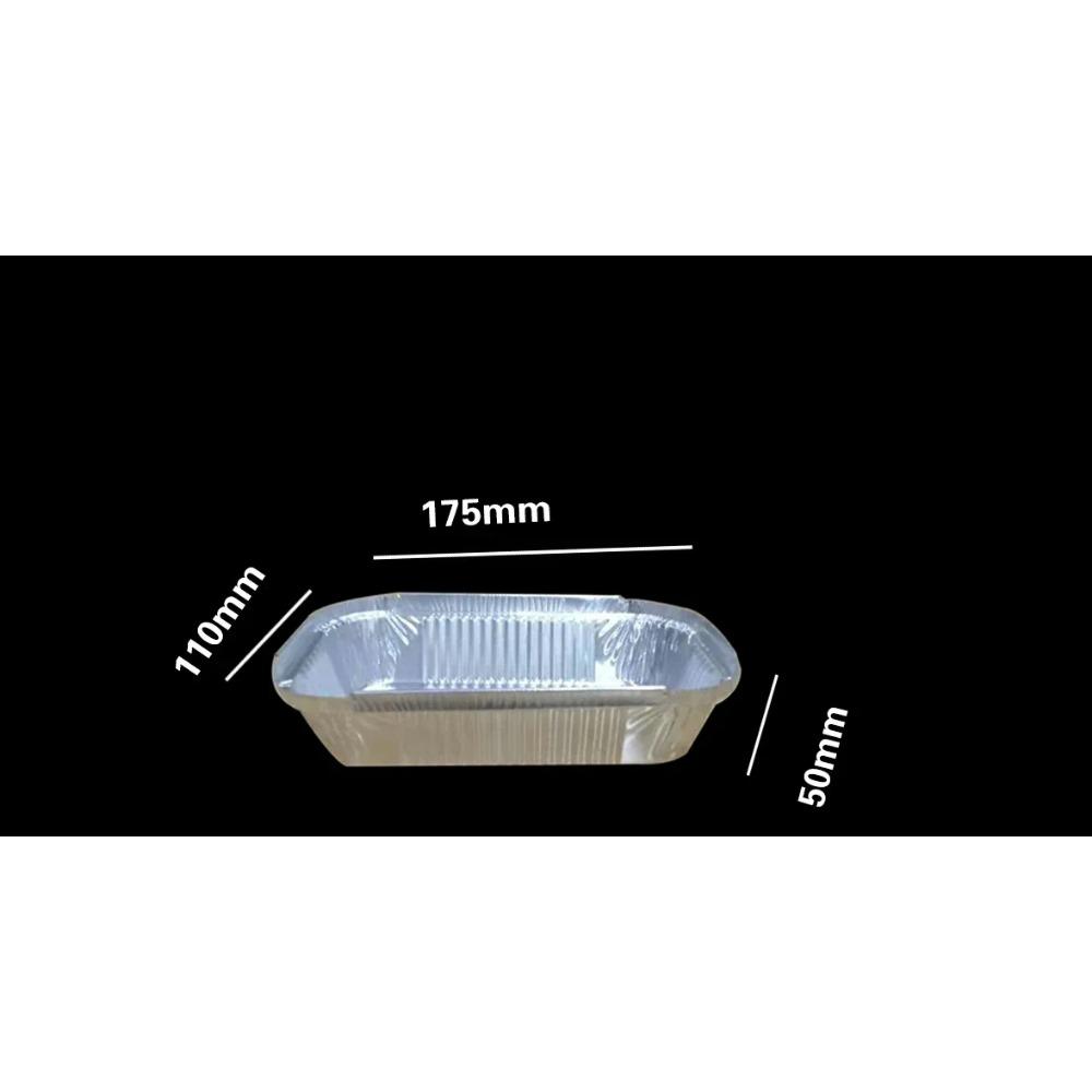 

125 шт одноразовый алюминиевый фольгированный пищевой контейнер алюминиевый фольгированный поднос квадратной формы аксессуары для барбекю крышка ланч-бокс кухонные принадлежности 30pcs