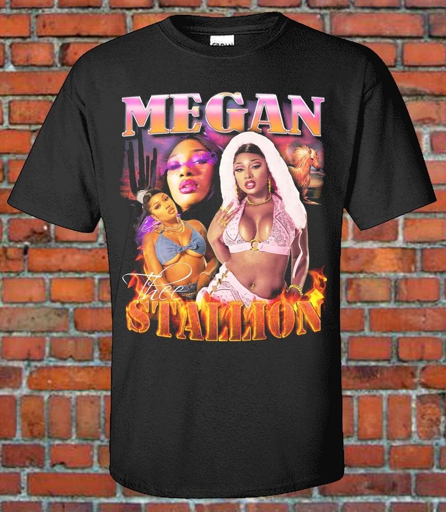 Megan Thee Stallion Vintage HipHop Bootleg Look TShirt S