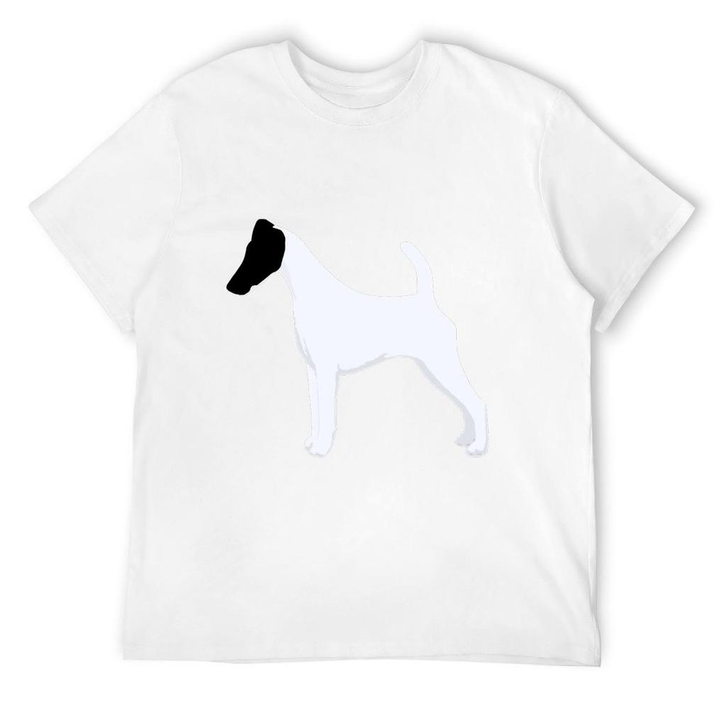 Smooth fox terrier. Friendly, independent, amusing for Fox Terrier lovers T-Shirt oversizeds anime shirts men