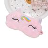 Plush Squinting Eye Mask: Breathable, Light-blocking, and Comfortable for Autumn/Winter Sleep.