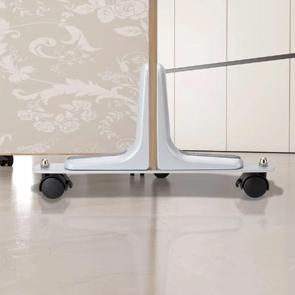 Adjustable Room Divider Screen Holder Movable Wheels Screen Base Room Divider Stand Holder  Bedroom