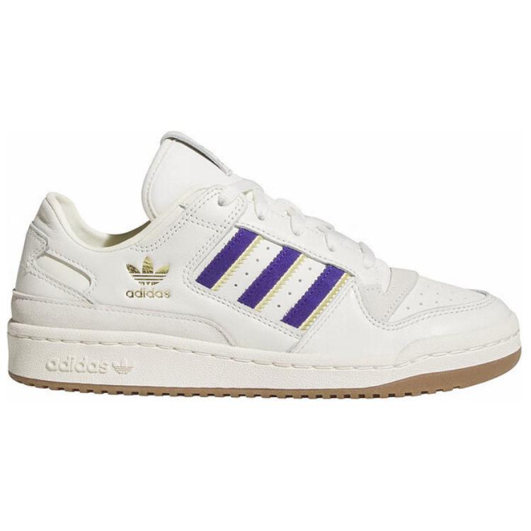 adidas Forum Low CL White Collegiate Purple Women Sneakers Cloud-White Cream-White JH7940