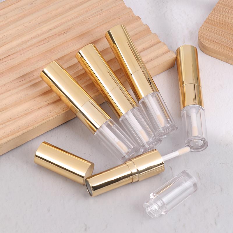 Double-ended Empty 2.5ml Clear Lip Gloss Tube Refillable Lip Balm Bottles Lipstick Containers For Travel Women Girls DIY Makeup