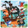 9-Piece Cartoon Animal Wooden Jigsaw Puzzle for Toddlers