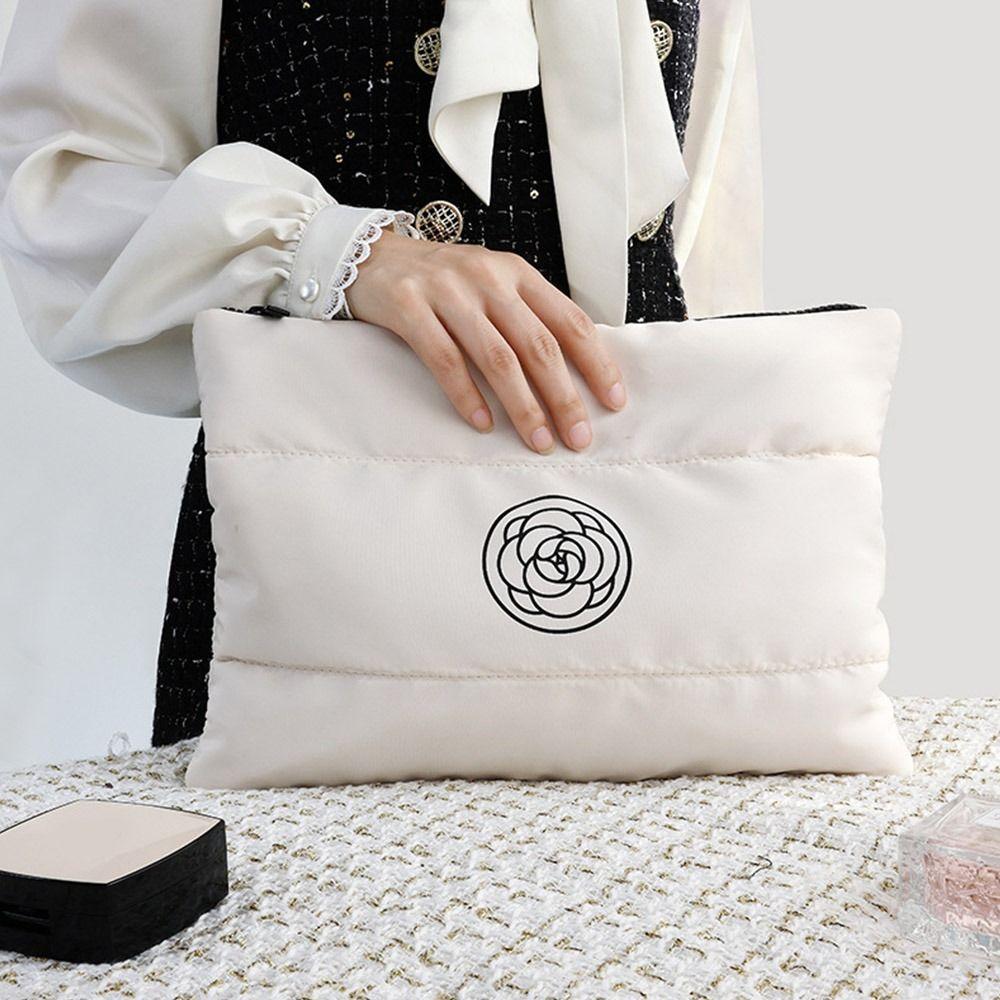 

Высококачественная женская косметичка, водонепроницаемый дорожный органайзер для макияжа, косметичка с камелией, женская косметичка