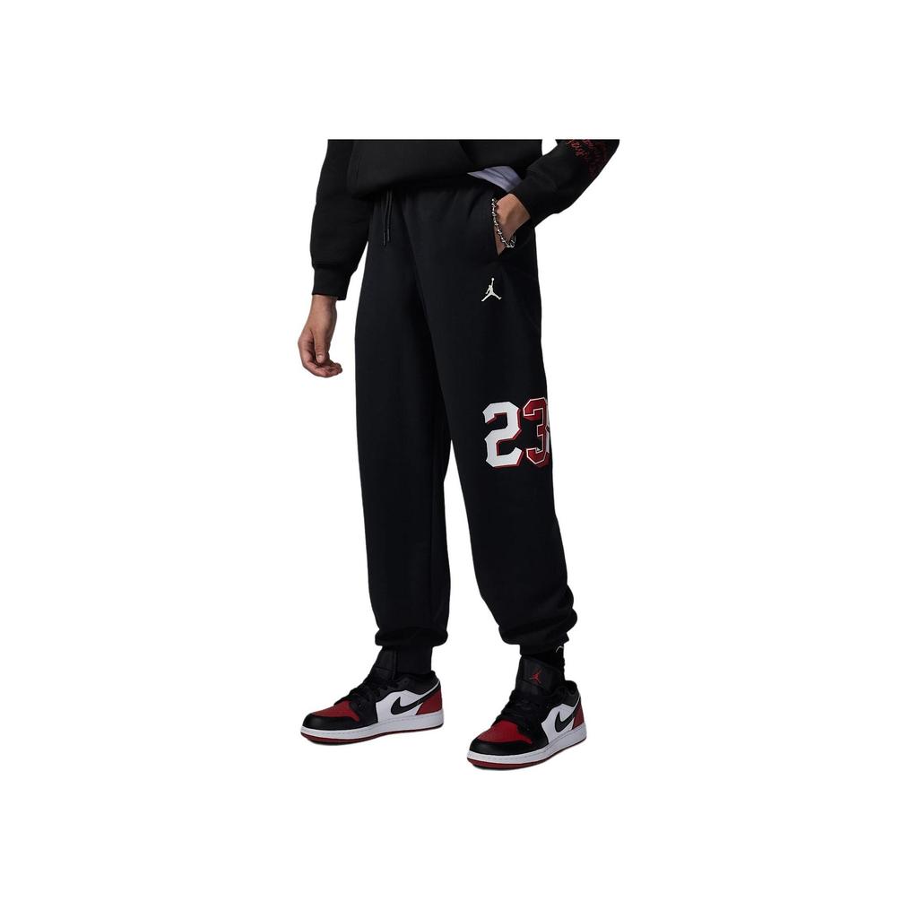 Jordan Pantaloni Sportivi in Maglia Court Of Legends Casual Semplici Coulisse Affusolati Bambino Fondo Nero II0270-010