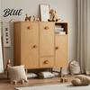 Kids Bedroom Furniture Handles Cloud Shaped Wooden Knobs for Cabinets & Drawers Wood Cabinet Nursery Room Hardware with Screws Nordic Style