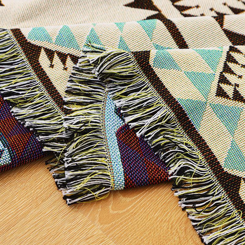 Double Side Boho Plaid Decorative Blankets For Bed Sofa Cover Camping Picnic Blanket Mat Tapestry Chair Couch Slipcover Blanket