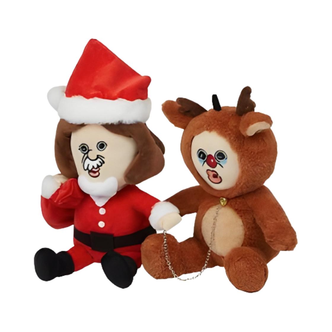 Bbangbbang Santa Okji and Rudolf Bbangbbang Christmas Doll ONE SIZE