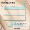 Four-Piece Ruler Set for Book Covers, Diaries, Photo Albums - Multi-Functional Positioning and Measuring Tool.