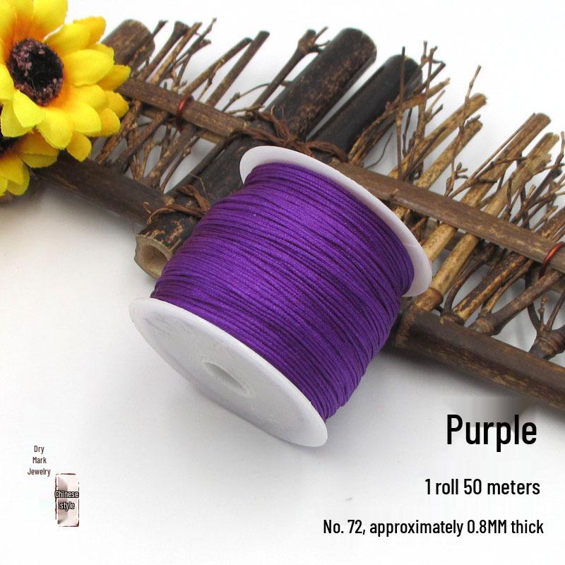 Jade Thread No. 72, 50m: DIY Handmade Jewelry & Chinese Knotting Cord