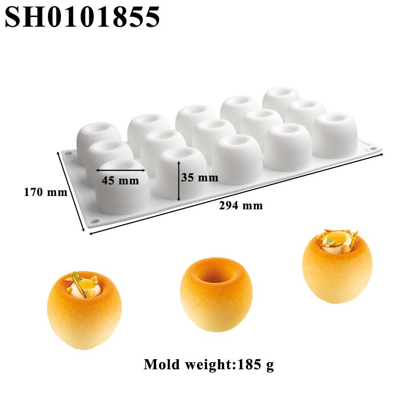 

Пищевые инструменты для украшения десертов Верхний вогнутый дизайн Силиконовая форма для торта цилиндрической формы Кухонная форма для выпечки Форма для шоколада