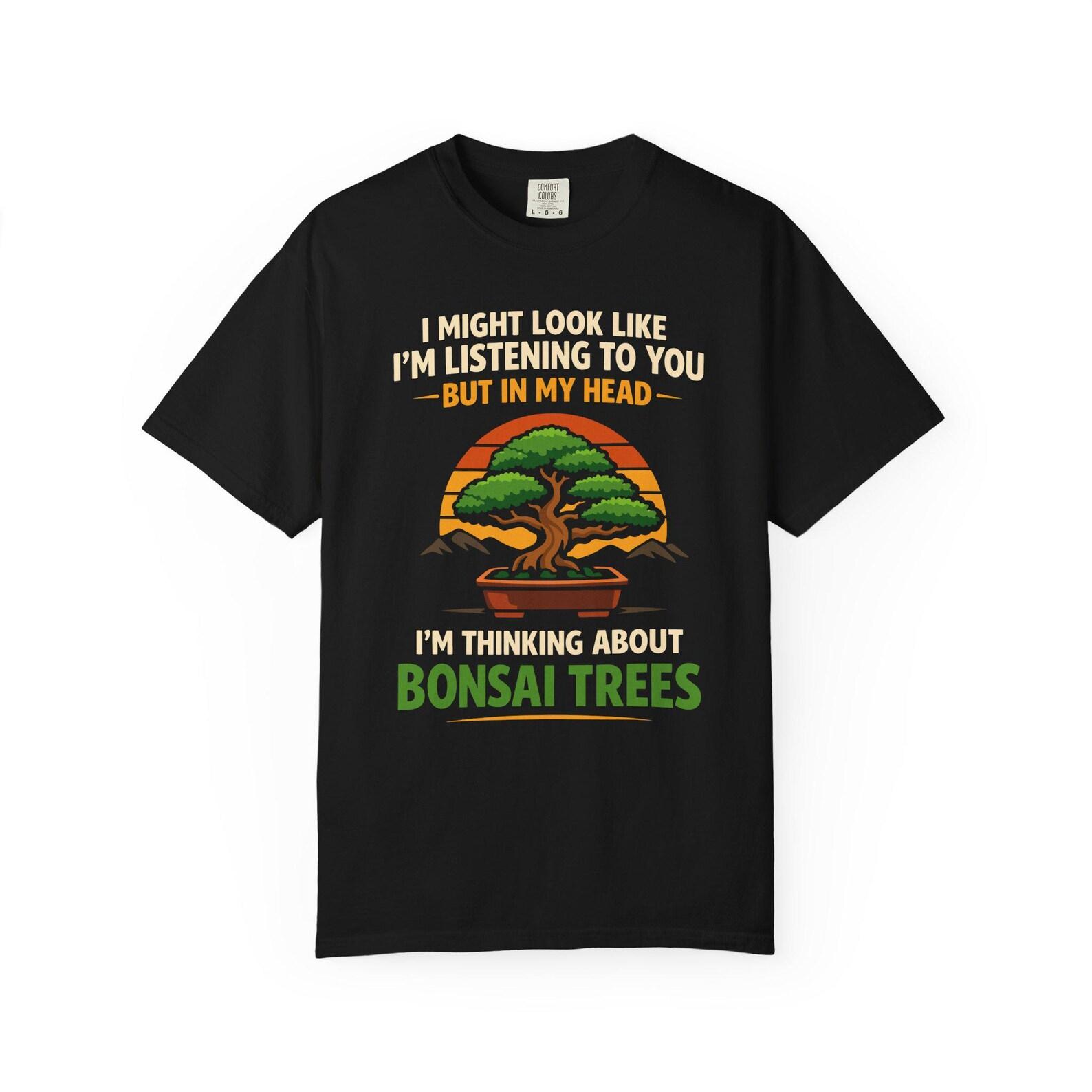 Bonsai tree t shirt funny plant lover gift zen gardening humor tshirt 3XL