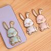 Foldable Bunny Phone Stand Cute Rabbit Phone Holder for Desk Adjustable Phone Bracket for All Mobile Phones