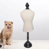 -Form Schaufensterpuppenständer, Haustierkleid Präsentationshalter, Holzaufsteller, Puppenkleiderständer