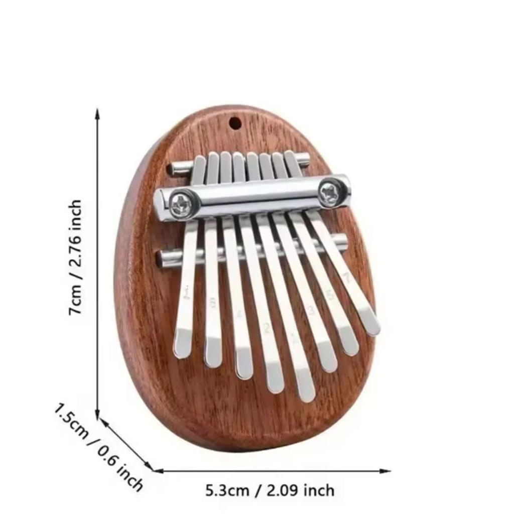 8 Key Mini Wooden Kalimba High Quality Exquisite Finger Thumb Piano Marimba Musical Good Accessory Pendant Gift