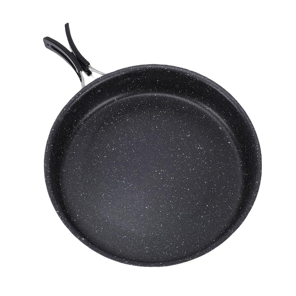 Camping Frying Pan 22cm Non Stick Coating Foldable Handle Outdoor Skillet Cooking Pan for Gas Stove Induction Cooker