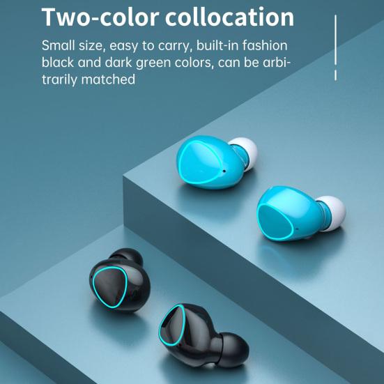 4Pcs M22 Earphone Noise Reduction Mini Bluetooth-compatible 5.1 Wireless Earpieces for Phone