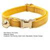 Cat Collar Velvet Solid Color Pet Chocker Necklace with Bell Adjustable Neck Collar for Cat Kitten Puppy Small Dogs