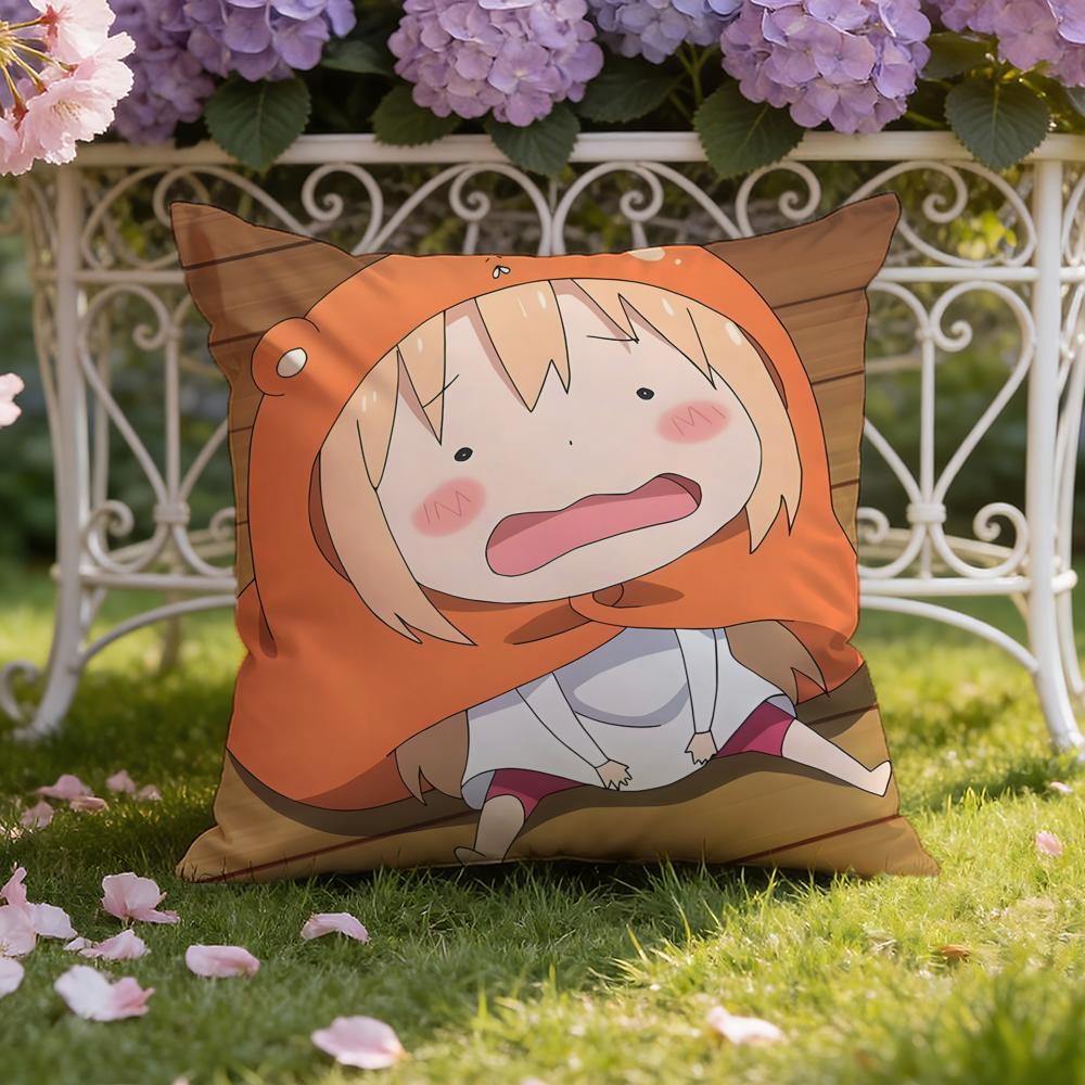 Anime H-Himouto! U-Umaru-chan Cushion Cover Home & Car Dual-Scene Pillow Cover: Reversible for Premium Comfort