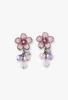 Night cherry blossom motif earrings SAMA1497 XV [Anna Sui]