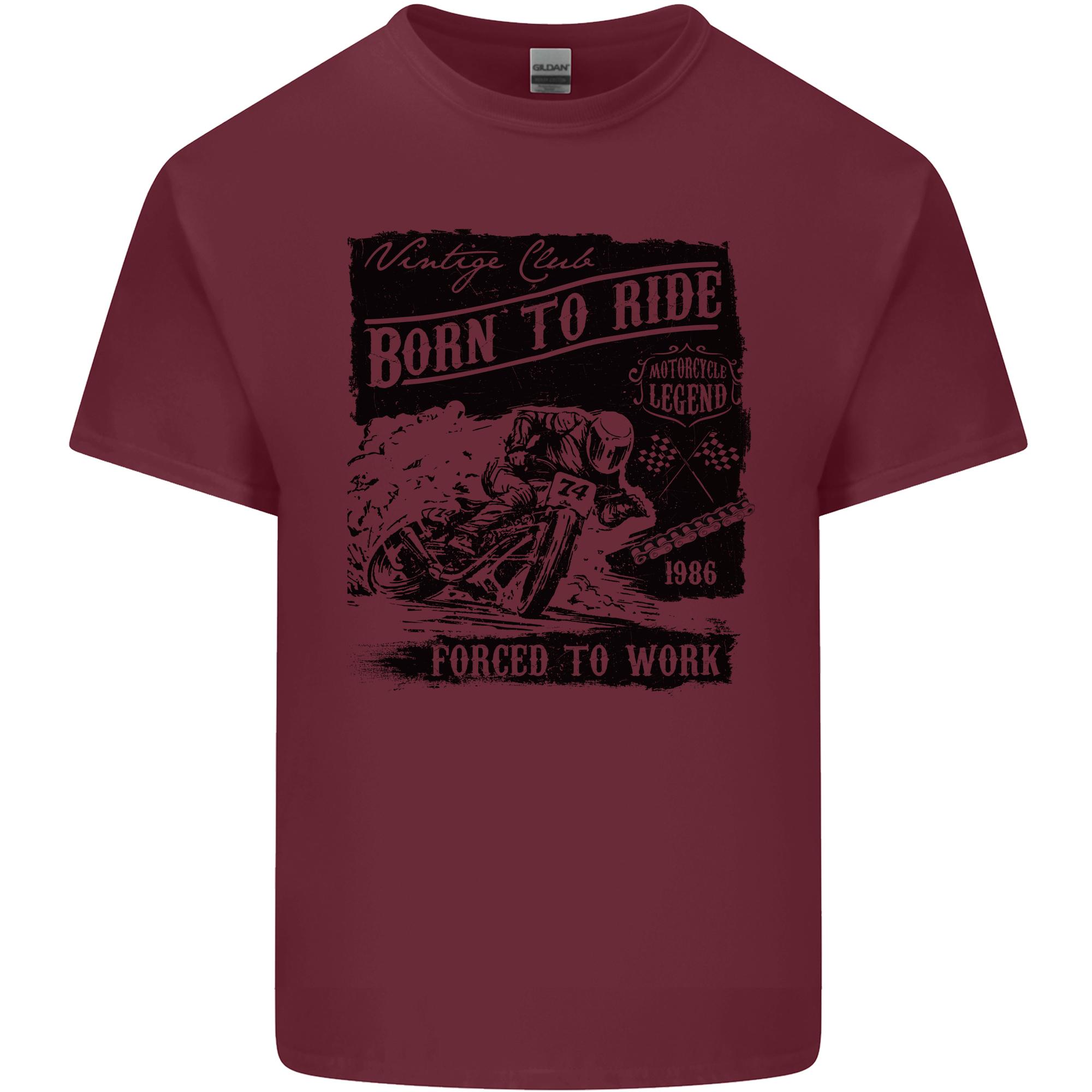 Cafe Racer Biker Motorcycle Motorbike Unisexs Light Cotton TShirt S