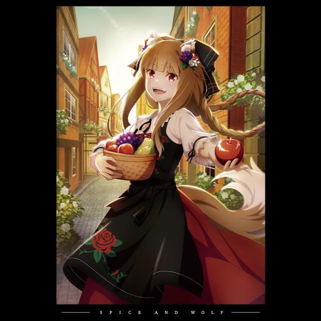 [azumaker] TV Anime "Spice and Wolf" T-shirt [Holo] L Size
