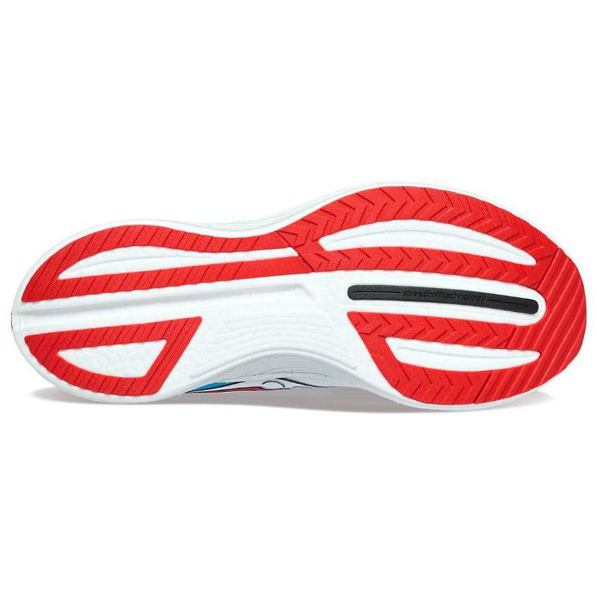 Saucony Endorphin Speed 3 Fabric Abrasion Resistant, Breathable, Lightweight Low top Running Shoes Men's Blue White Red S20756-23(M)