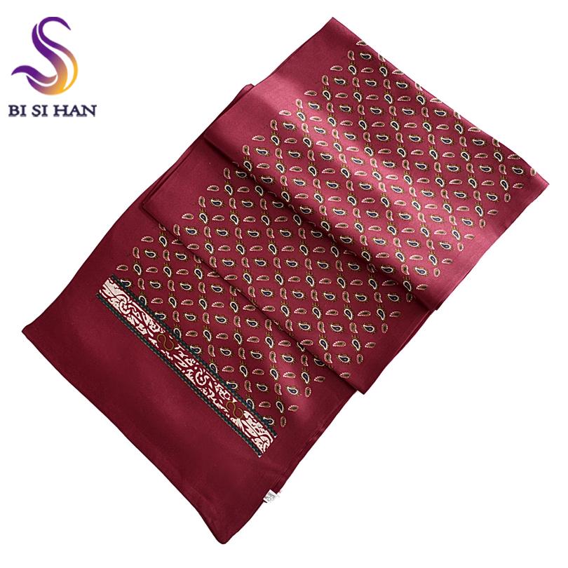 New Man100% Silk Scarf Printed New Style Brand Male Neck Scarves 160*26cm Man Scarf Cravat For Spring Autumn Winter Long Scarf
