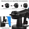 AC 220V Air Spray Guns Copper Motor 400W Electric Paint Sprayer Disinfection Blue 800ml