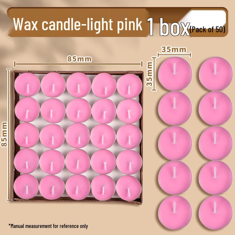 LIEI 100-Pack Small Tea Light Candles for Wax Sealing