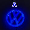 For VOLKSWAGEN 11cm 4D Badge For VW Logo Light LED Trunk Light 4D VW Logo Light Grille Badge For VW Volkswagen Bora Golf Jetta P