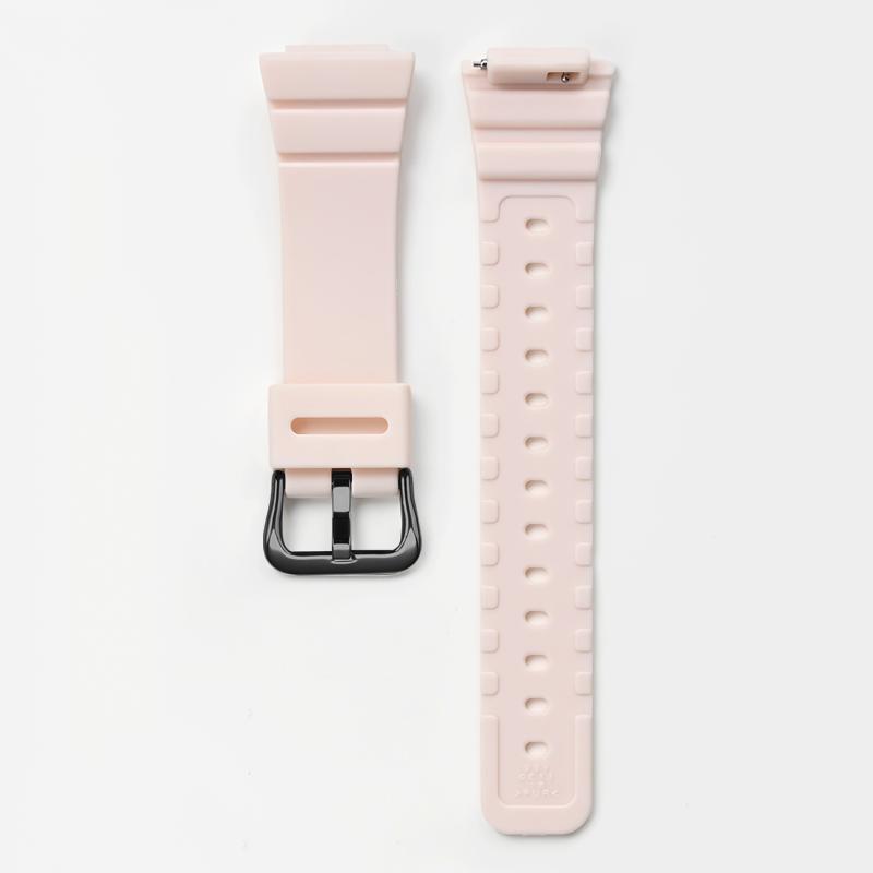 

Чорний полімерний ремінець для Casio MCW-100H 110H AE-2000 W-S220 HDD-S100 16мм Чоловічий Спортивний Водонепроникний TPU Замінний Браслет Ремінець для Годинника чорний/рожевий
