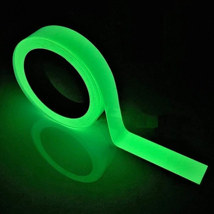 

Ruban Adhésif - SHOP-STORY - Safety Tape - Phosphorescent - 2 Mètres - Vert Fluorescent