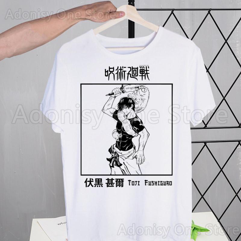 Toji Fushiguro Harajuku T-shirts Summer  Unisex/Wo Unisex Hip Hop Funny Print Tshirt Streetwear t shirts Short Sleeve Tops Shirt