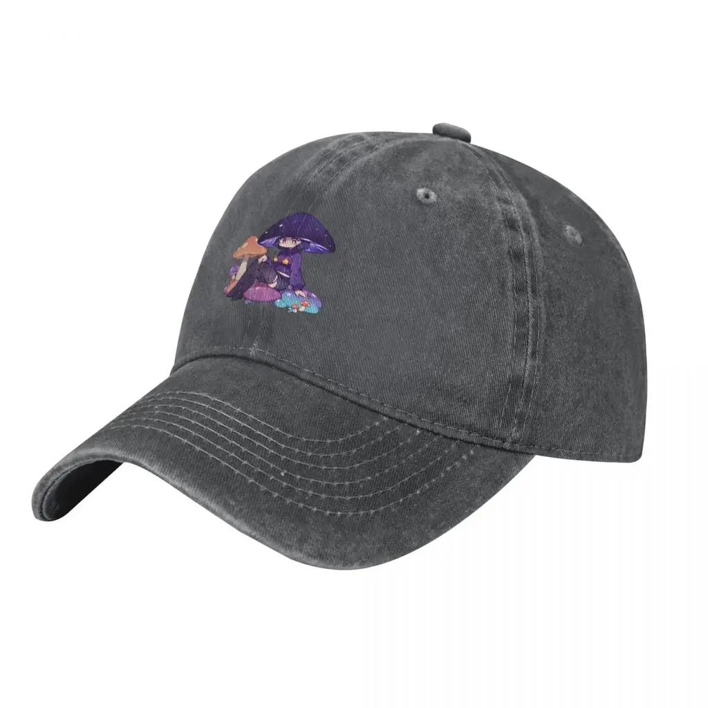 Cute mushroom girl Baseball Cap Anime Snap Back Hat cute Fashion Beach Womens Golf Wear Unisexs