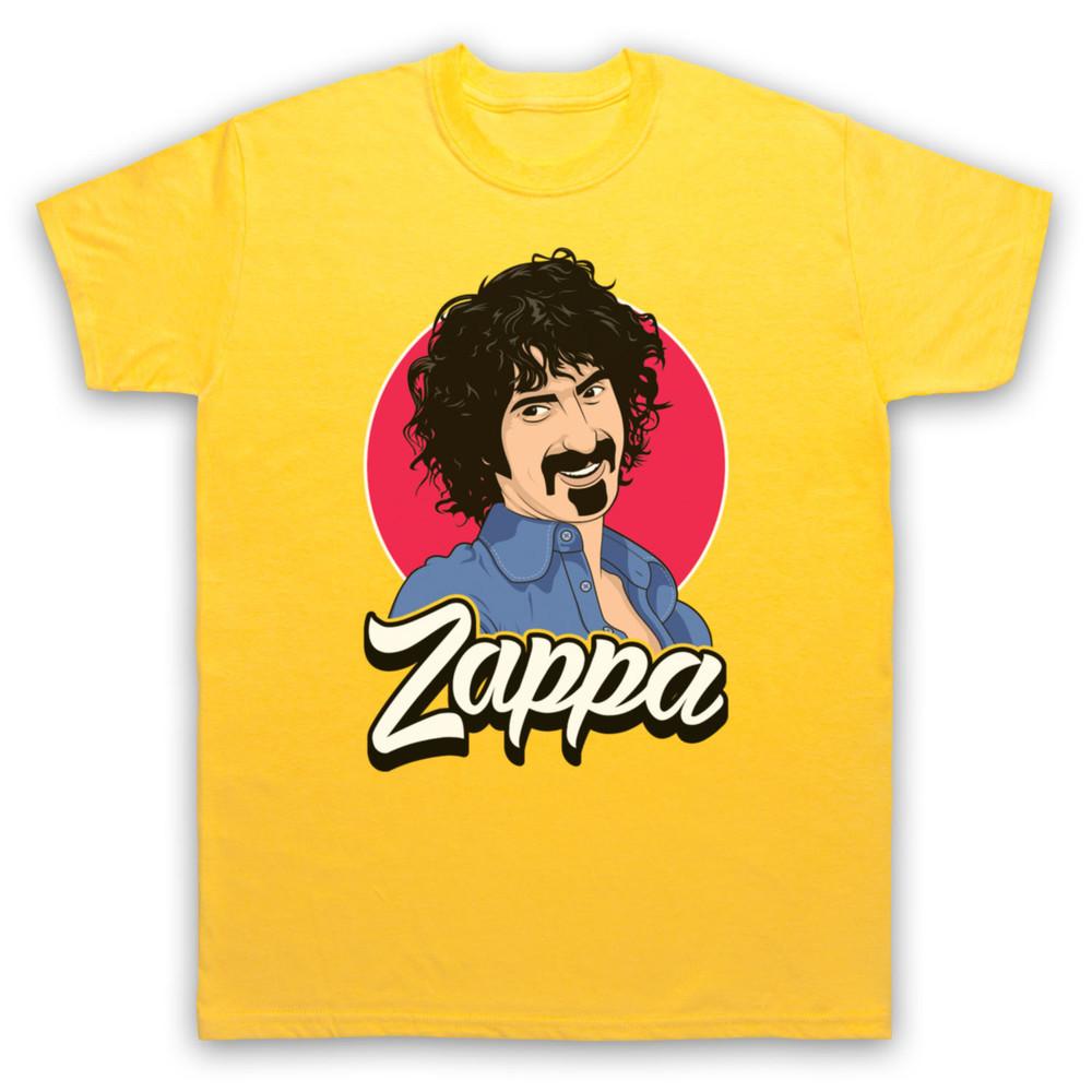 

NEW Frank Zappa Music Lover Short Sleeve Cotton Yellow S5XL T Shirt AG880 Unisex T-Shirt XXXL