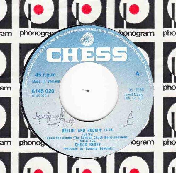 

7inch Record CHUCK BERRY - Reelin And Rockin 6145020 Chess 1972 UK Rock Used
