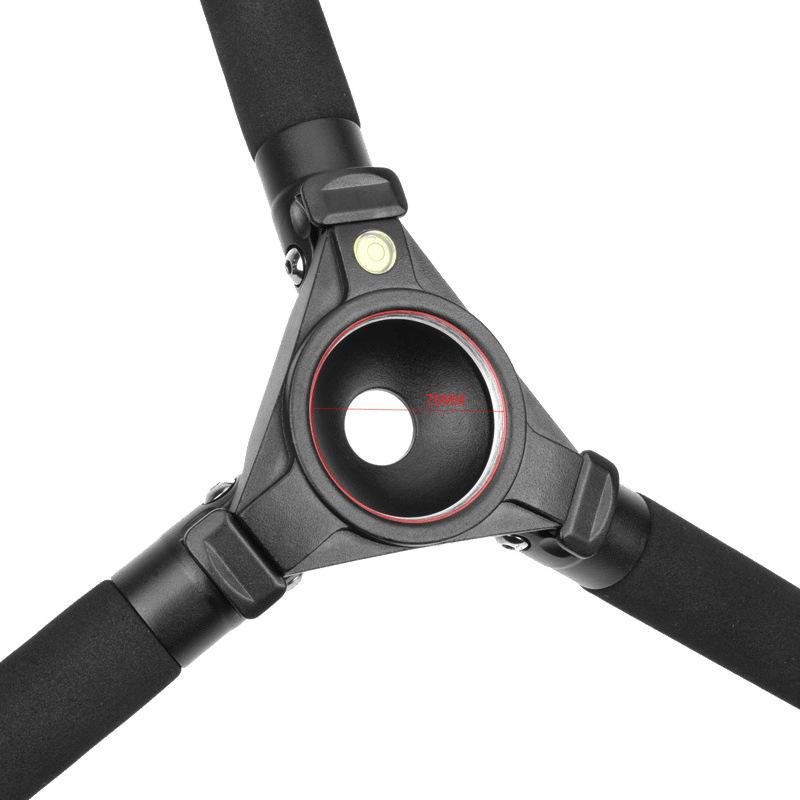 Lightweight Era Q680 Hydraulic Telephoto Tripod for Mirrorless Cameras