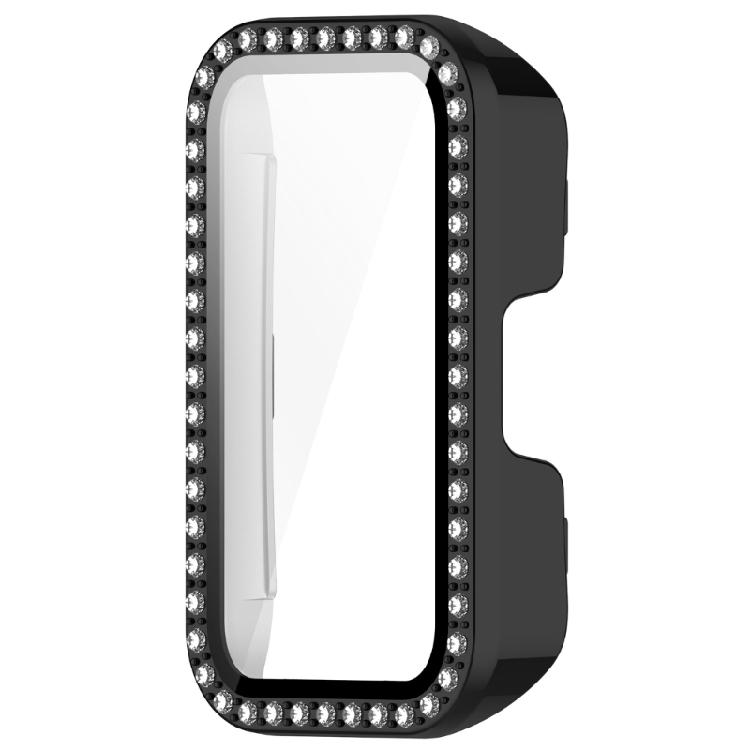 Glass+Case for Band 9/8 Tempered Glass Screen Protectors & Hard PC Protective Bumper Smartwatch Accessories