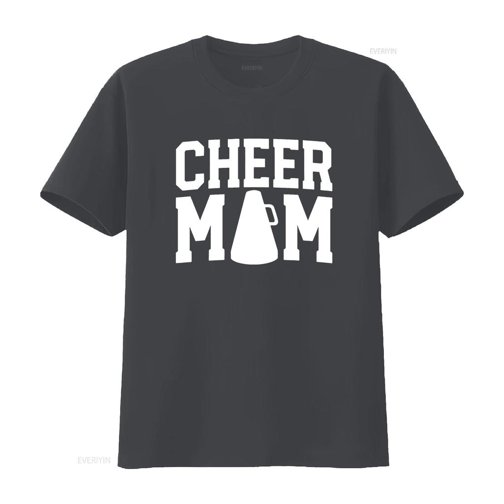 Cheer Mom T Shirt For Women Cheerleader s Mother vintage Washed Comfortable designer clothes Soft Casual homme graphic