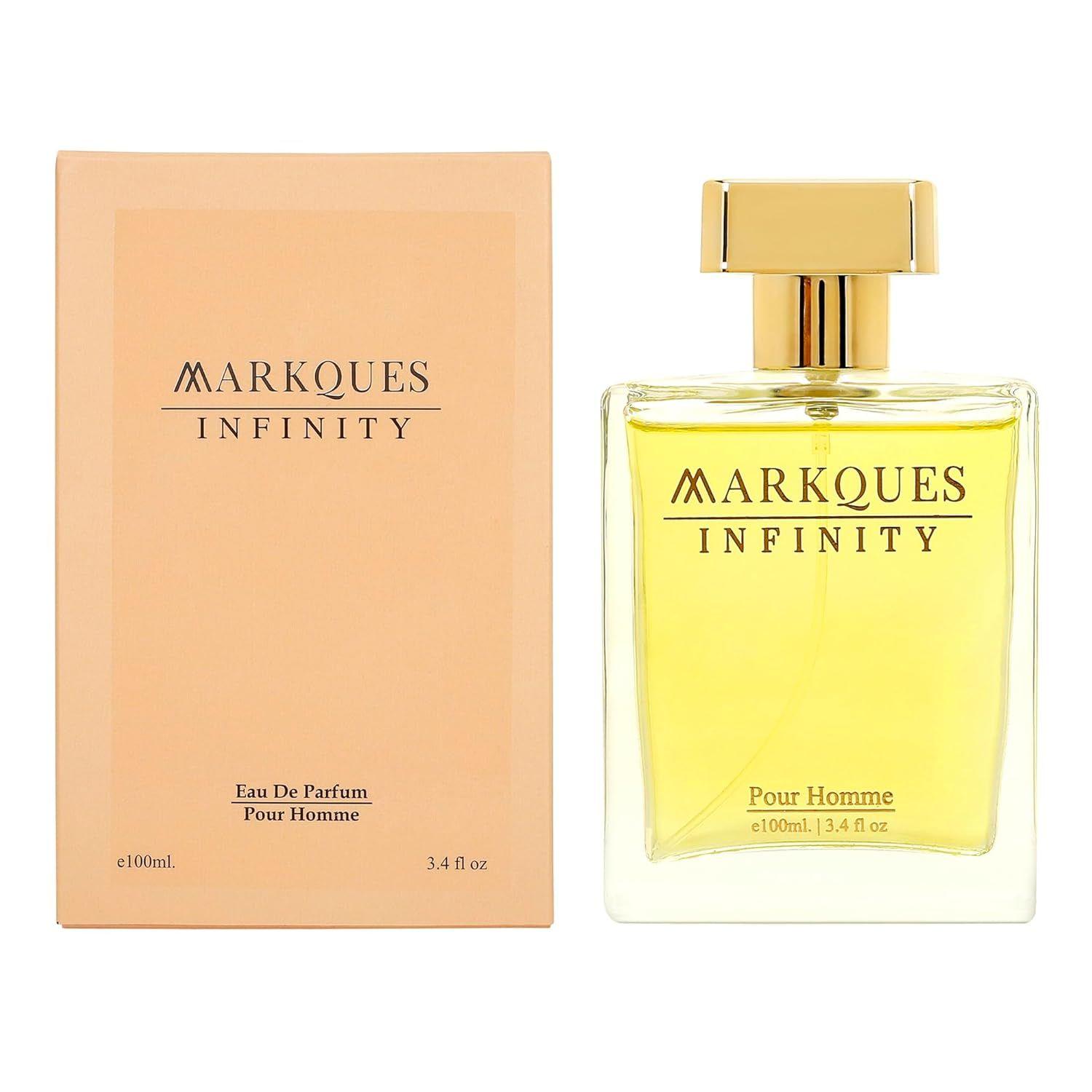 MARKQUES Infinity Liquid Fresh Perfume | Eau De Parfum For Men | Long Lasting Luxury Fragrance | Gifting For Husband Boyfriend Father Brother 100ML