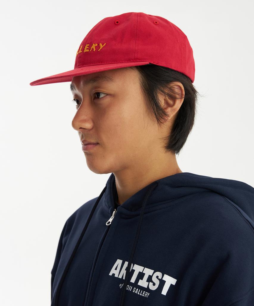 1011 GALLERY Flying Gallery Logo Cap - Red