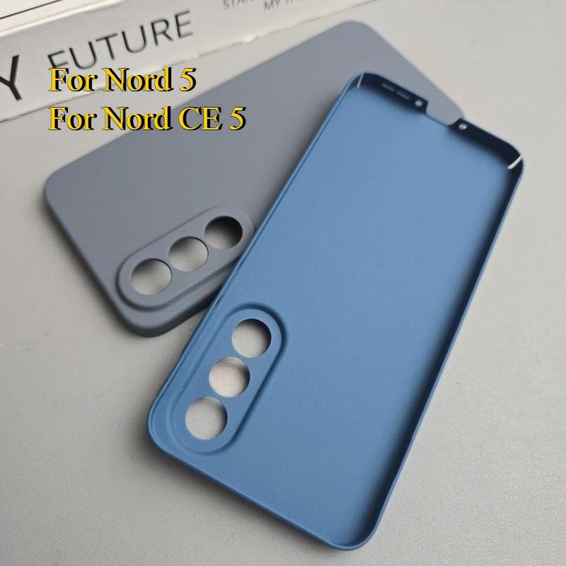 For Oneplus Nord Frosted Hard PC Case for One Plus Nord CE Shockproof Camera Protection Matte Back Cover Anti-fingerprint
