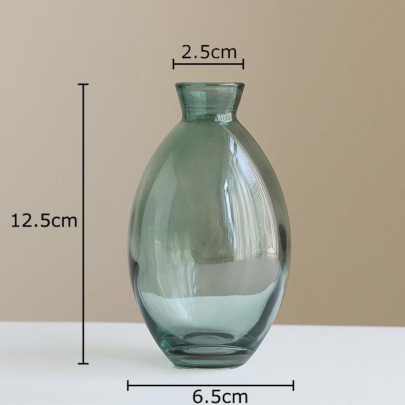 Glass Vase Hydroponics Plant Pot Table Decoration Flowers Arrangement Floral Vases Room Aesthetic Decor