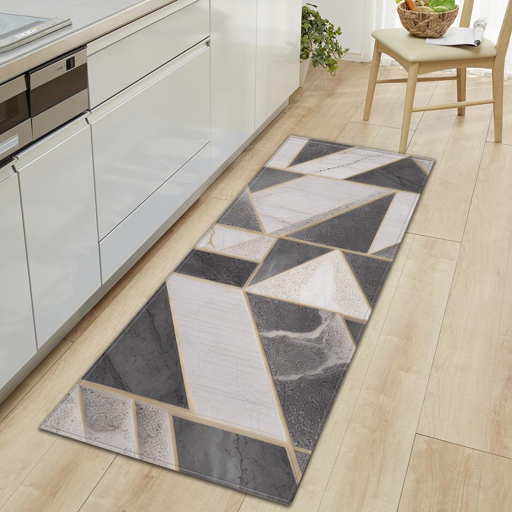 Kitchen Mat Bedroom Non-slip Floor Mat Entrance Door Mat Corridor Living Room Floor Bathroom Door Carpet