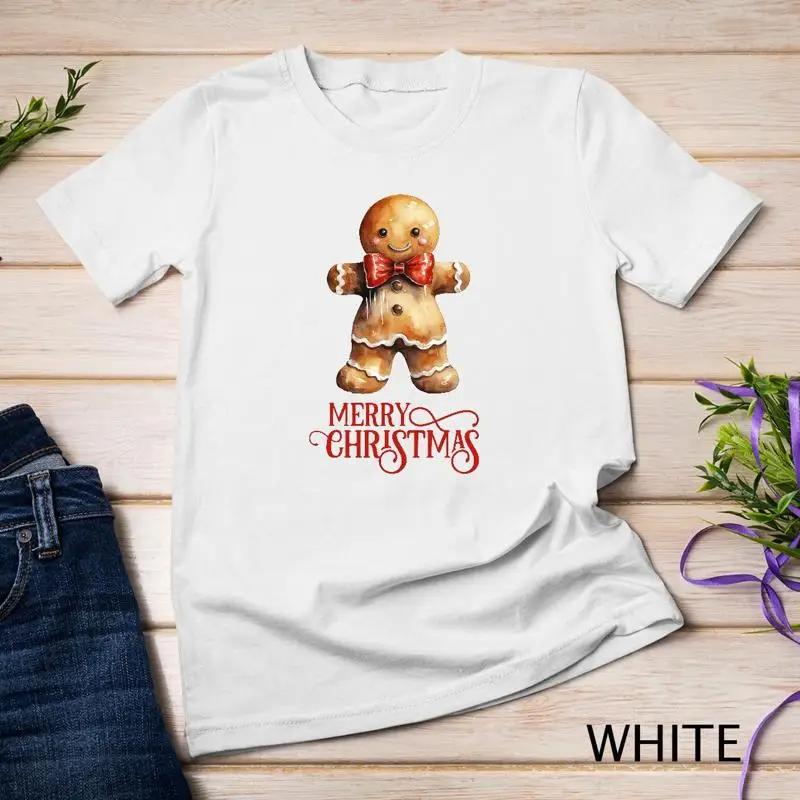 Vintage Inspired Christmas Gingerbread Unisex Ornaunisext Tee Funny Unisex T Shirt